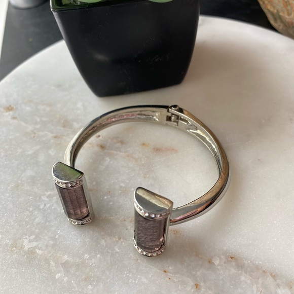 Amethyst Open Bracelet - Picture 3 of 14